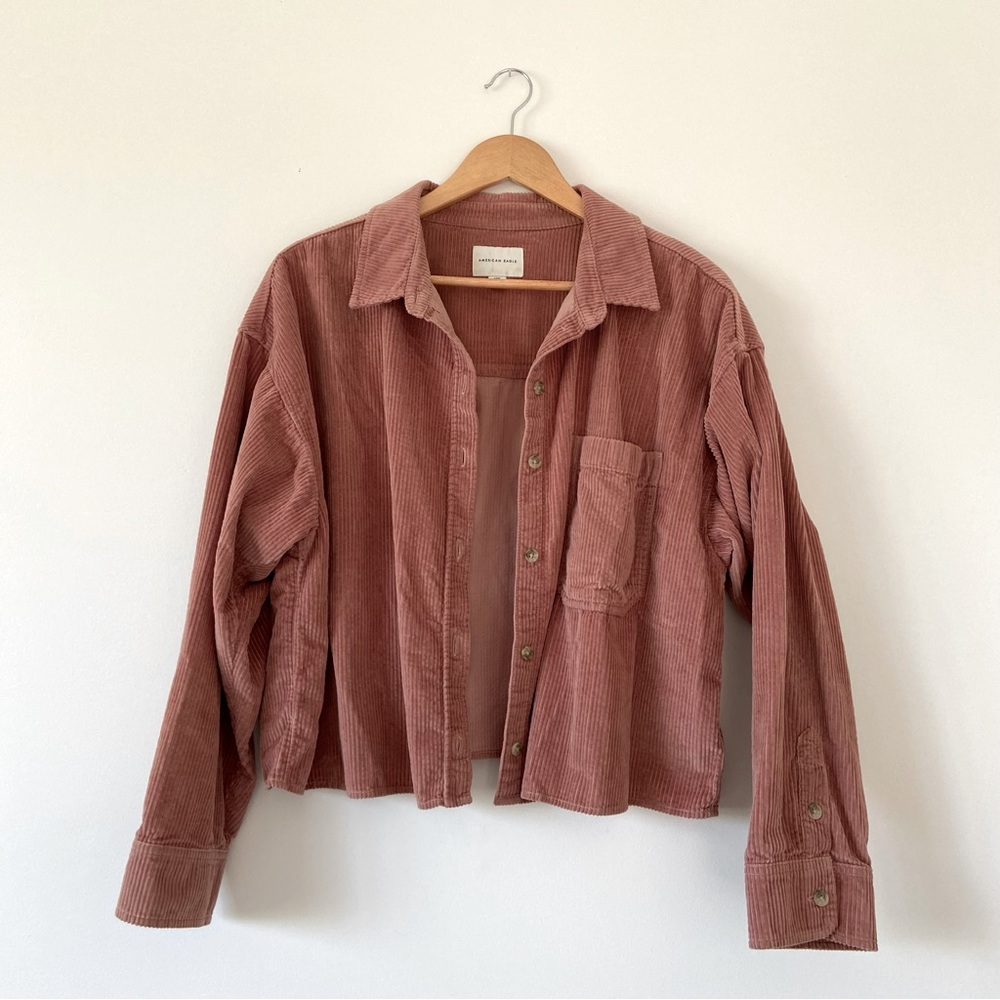 American Eagle / Corduroy Button-Up Shirt